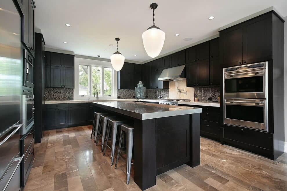 Dark Kitchen Cabinets