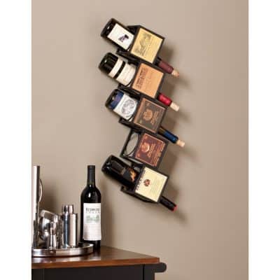 100 Creative Wine Racks And Storage Ideas Ultimate Guide - 8 Bottle Urban Wall Mounted Wine Rack