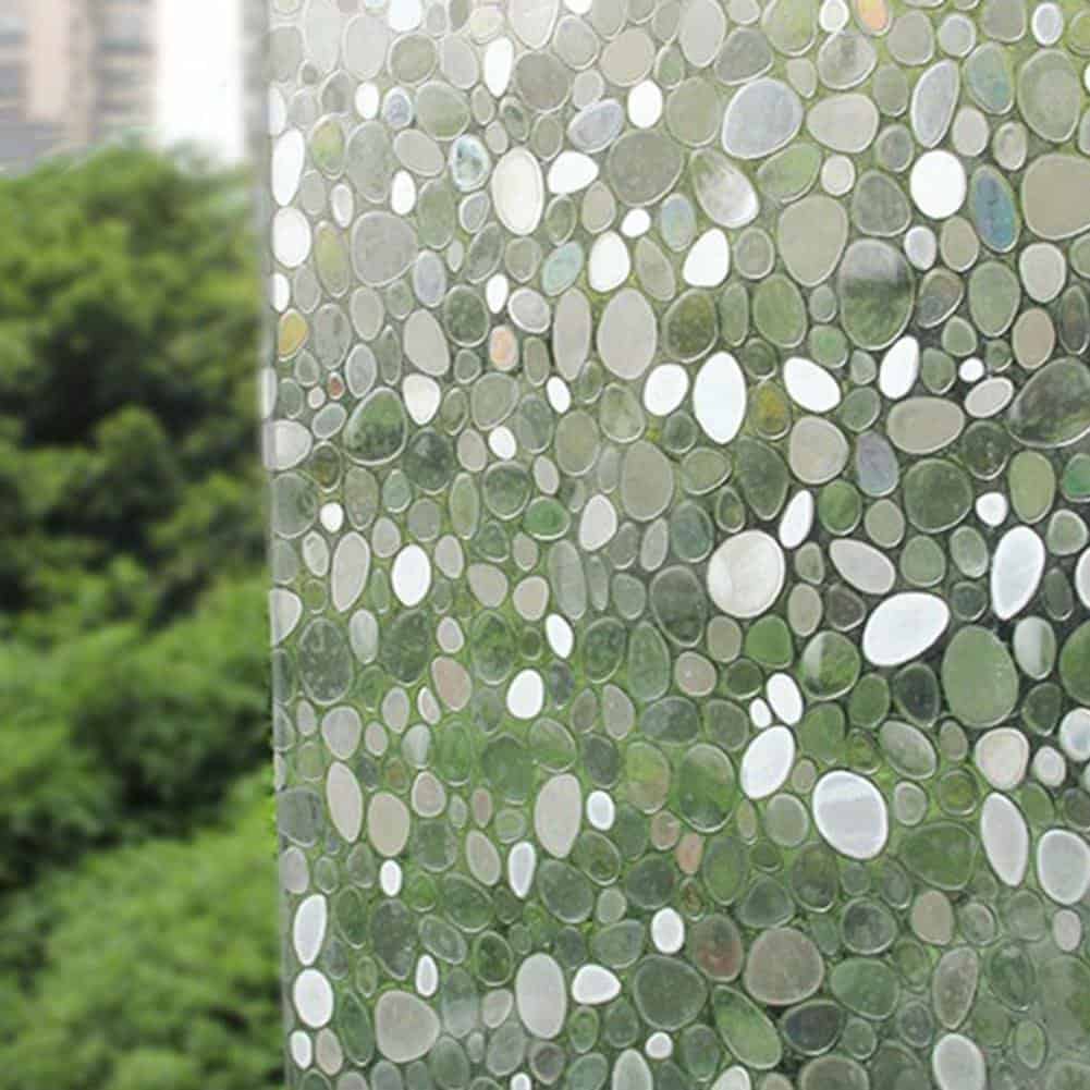 Generic Premium Decorative No-Glue 3D Static Privacy Window Film for Bathroom