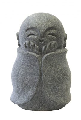 Hand Carved Granite Japanese Jizo
