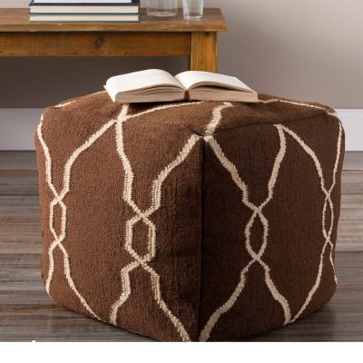 Hand Crafted Square Shape Small Ottoman