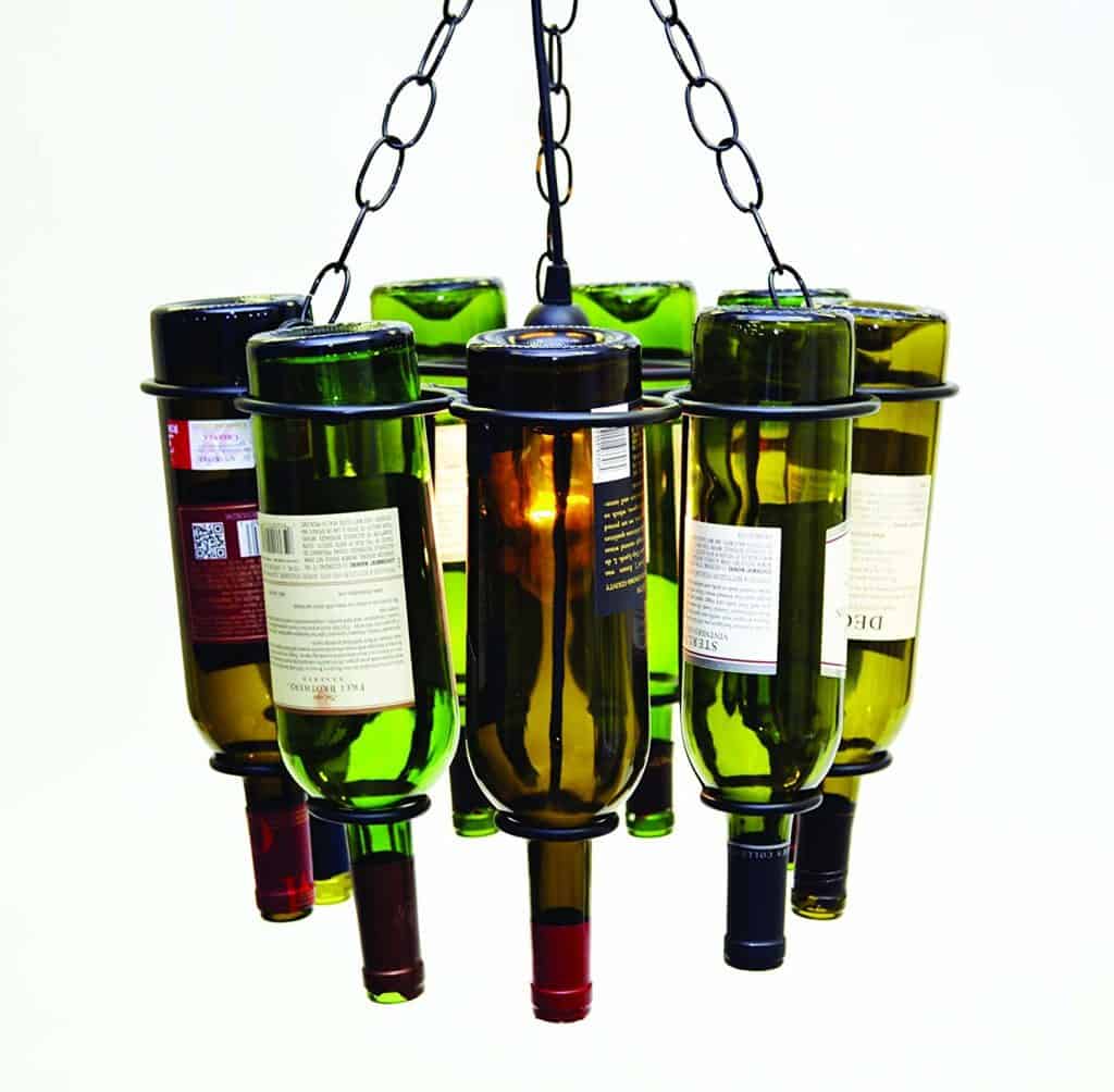 Hanging Wine Bottle Socket Set Pendant Lamp
