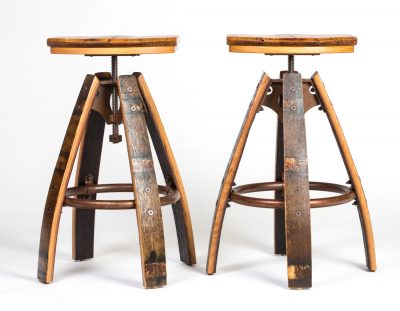 Industrial Barrel Bar Stool