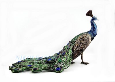 Jay Strongwater Titania Grand Peacock Figurine SDH1778408