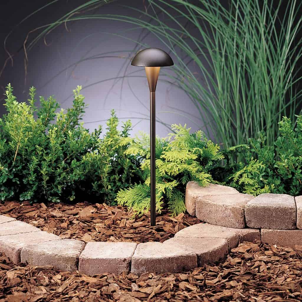 Kichler Lighting 15323AZT Eclipse 1LT Incandescent/LED Hybrid LV Landscape Path and Spread Light - landscape lighting ideas