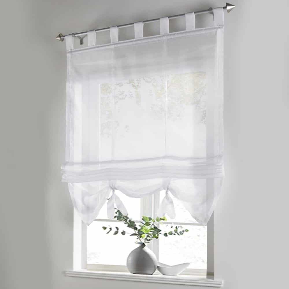28 Styles Of Bathroom Window Curtains