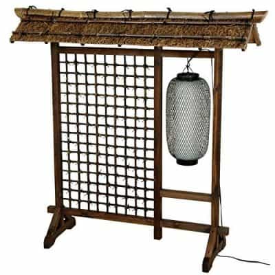 Oriental Furniture 4 ft. Tall Bamboo Lantern Room Divider