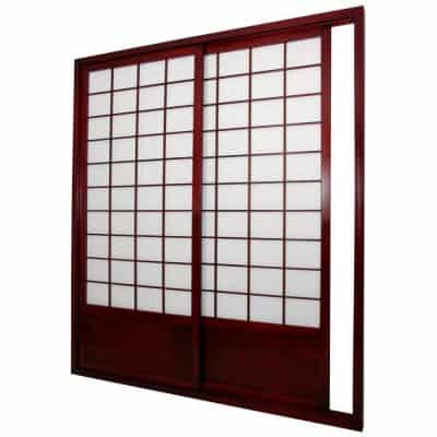 Oriental Furniture 7 ft. Zen Shoji Sliding Door Kit