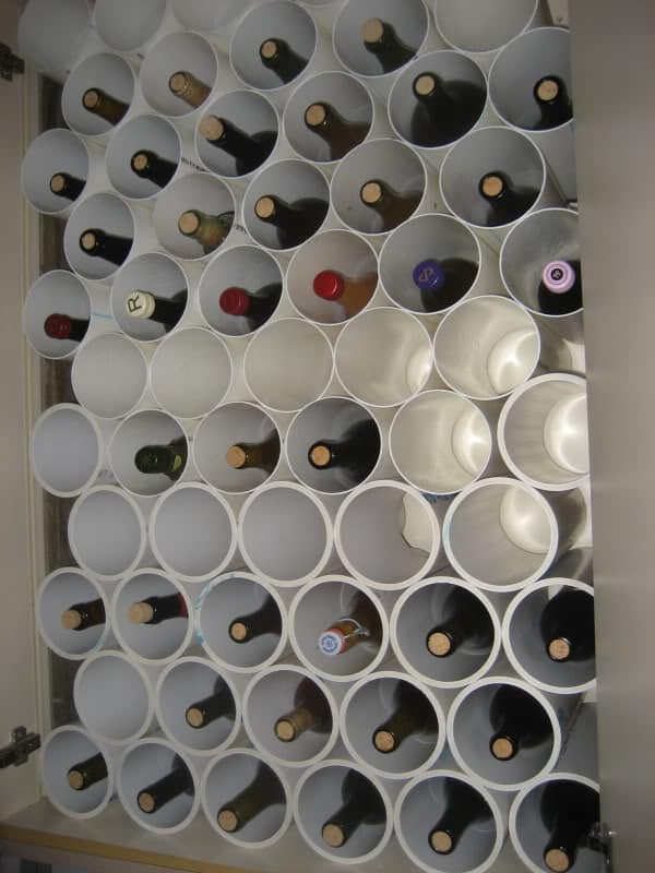wine rack plans from pvc