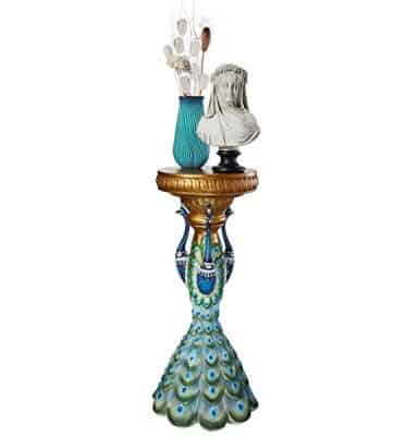 Park Avenue Collection Great Ruler Peacock Pedestal