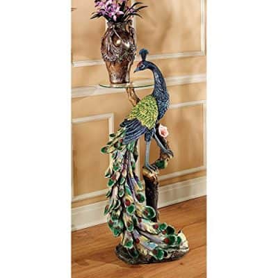 Park Avenue Collection Peacocks Perch Pedestal Table