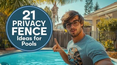 privacy fence ideas for pool area