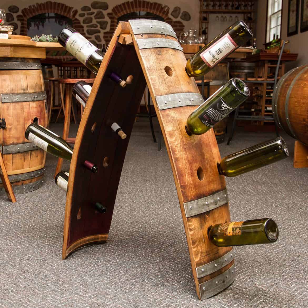 135 Wine Barrel Furniture Ideas You Can DIY or BUY [PHOTOS!]