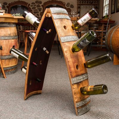 Reclaimed Wine Barrel Riddling Rack
