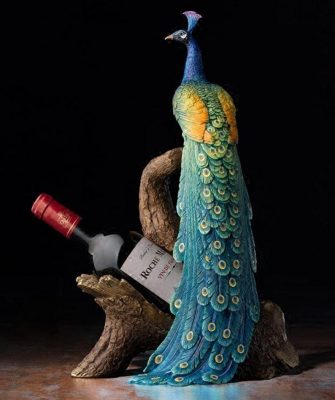 Royal Peacock wine holder