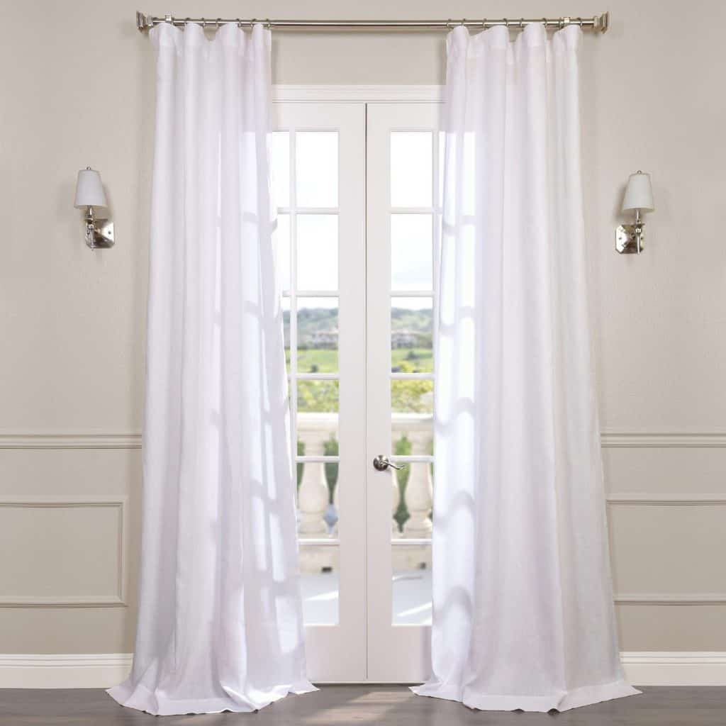Signature French Linen Sheer Curtain