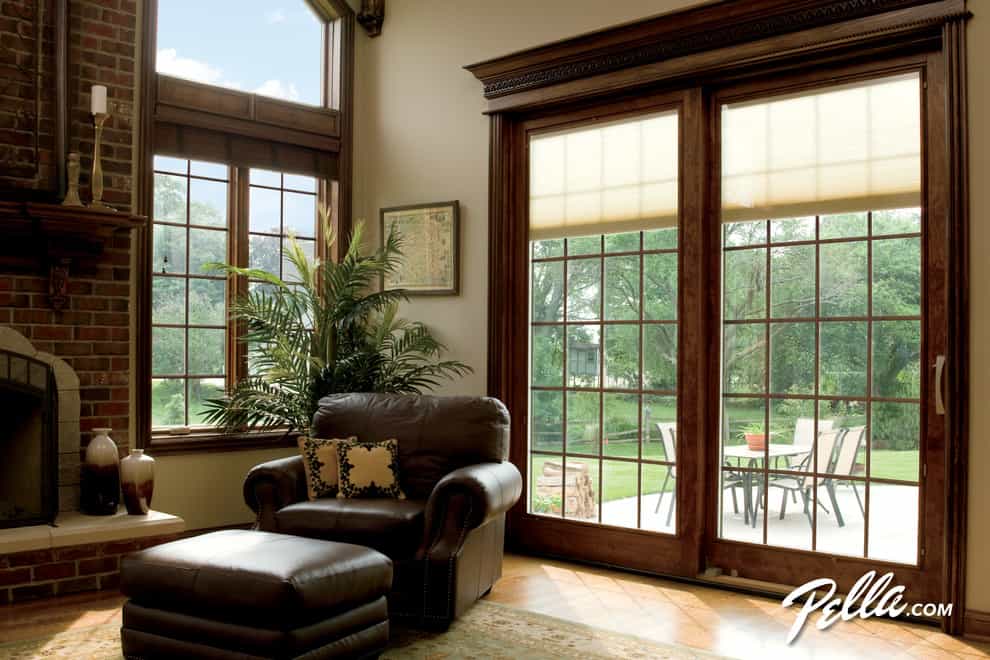 Sliding Patio Door with Built-in Blinds