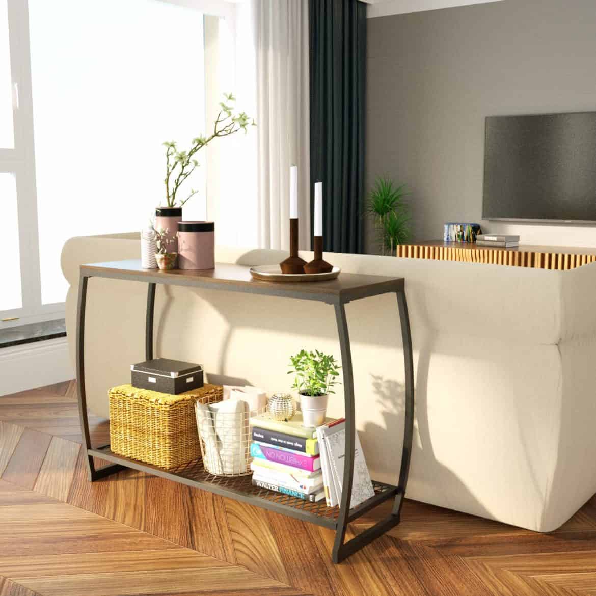 What is the Table that Sits Behind Your Couch? (Answered) Decor Snob