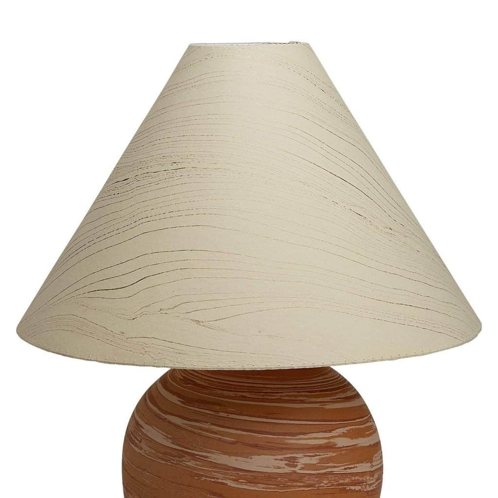 Ten Thousand Villages Marbleized Paper Lampshade 'Sand Swept Lampshade'