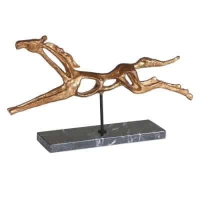 The Gallop Gold Horse Sculpture