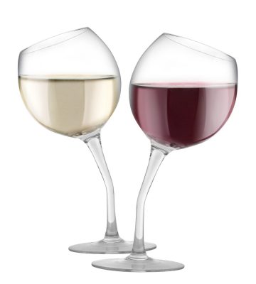 Tilted Wine Glass Set