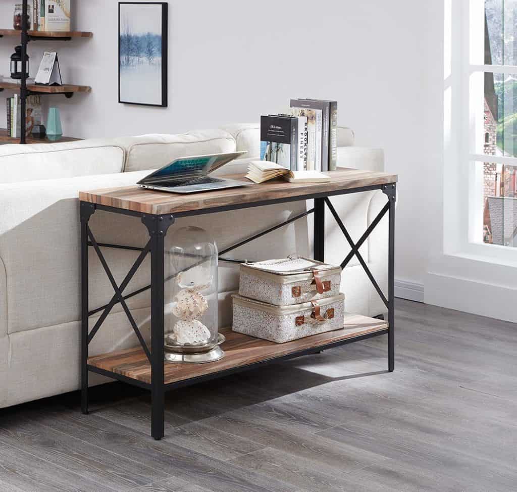 Table That Sits Behind Your Couch, What Size Should My Sofa Table Be