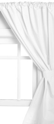 Vinyl Bathroom Window Curtain