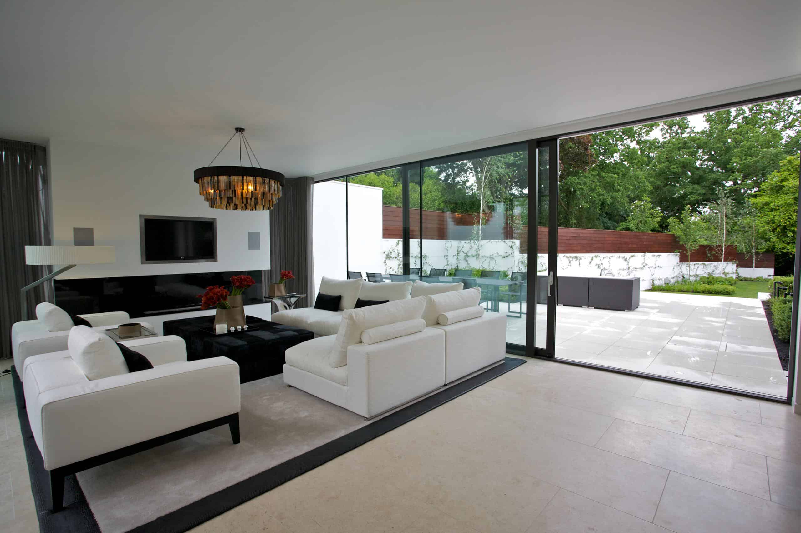 Glass Sliding Doors For Living Dining Room