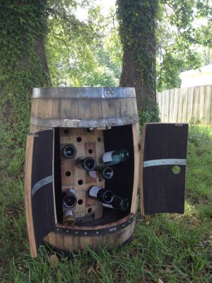 Wine Barrel Cabinet