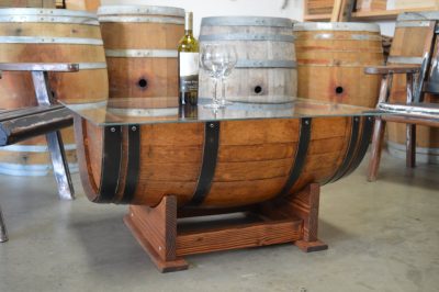 Wine Barrel Coffee Table