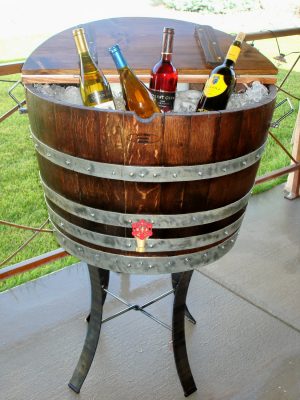 Wine Barrel Ice Chest