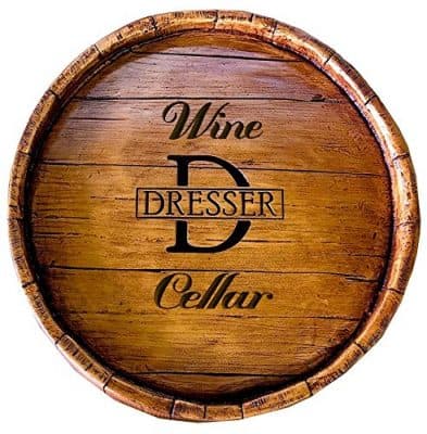 Wine Barrel Personalized Wine Cellar Sign