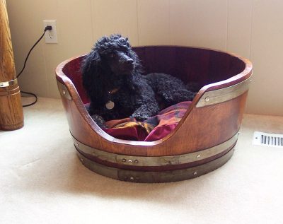 Wine Barrel Pet Bed By Wine Barrel Creations