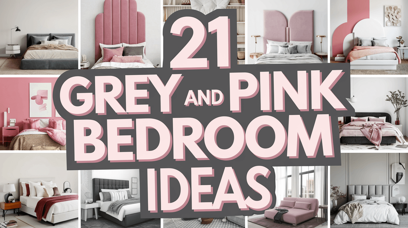 21 Stunning Grey and Pink Bedroom Ideas - Decor Snob