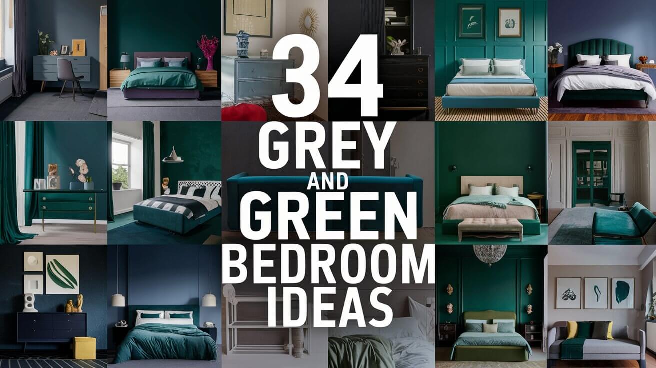 34 Inspiring Grey and Green Bedroom Ideas for a Serene Retreat - Decor Snob