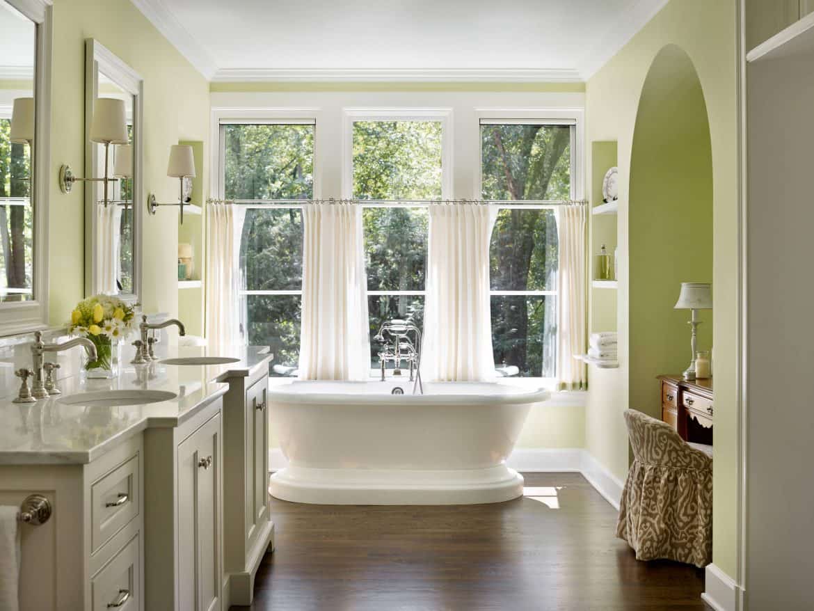 28 Styles of Bathroom Window Curtains