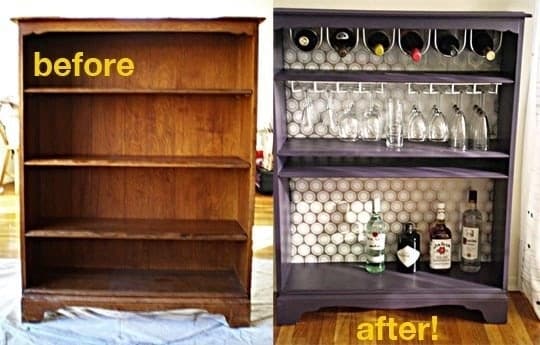 bookshelf winerack