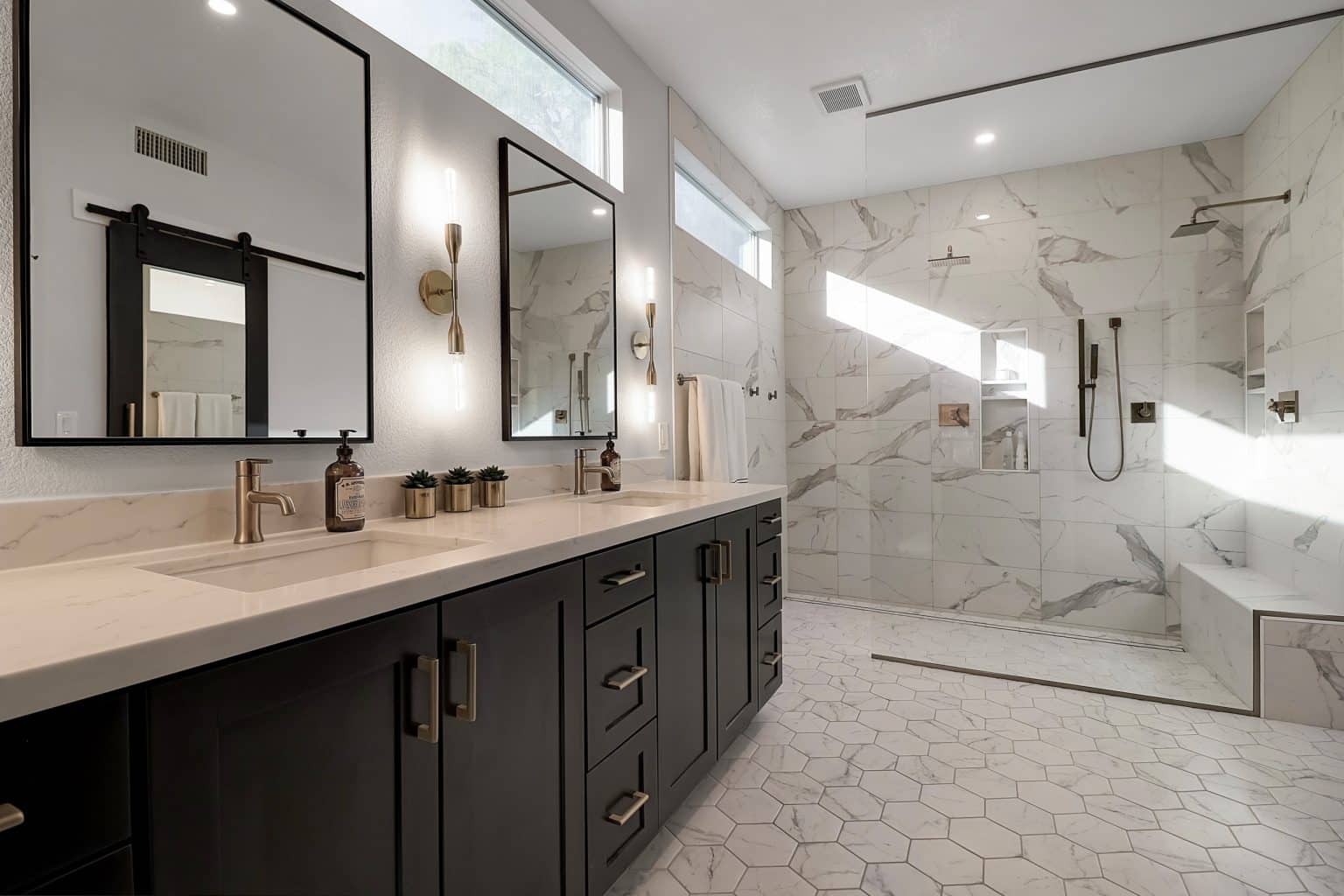 18 Doorless Shower Ideas Bathrooms with Doorless Showers Decor Snob