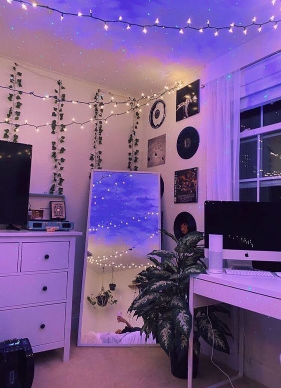 21 Aesthetic Bedroom Ideas Best Aesthetic Bedroom Decor Photos Daybetter led strip lights 32.8ft 5050 rgb leds color changing lights strip for bedroom, desk, home decoration, with remote and 12v best aesthetic room decor for bedroom. 21 aesthetic bedroom ideas best