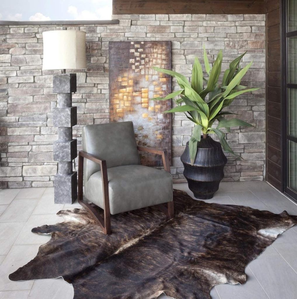 genuine cowhide rug