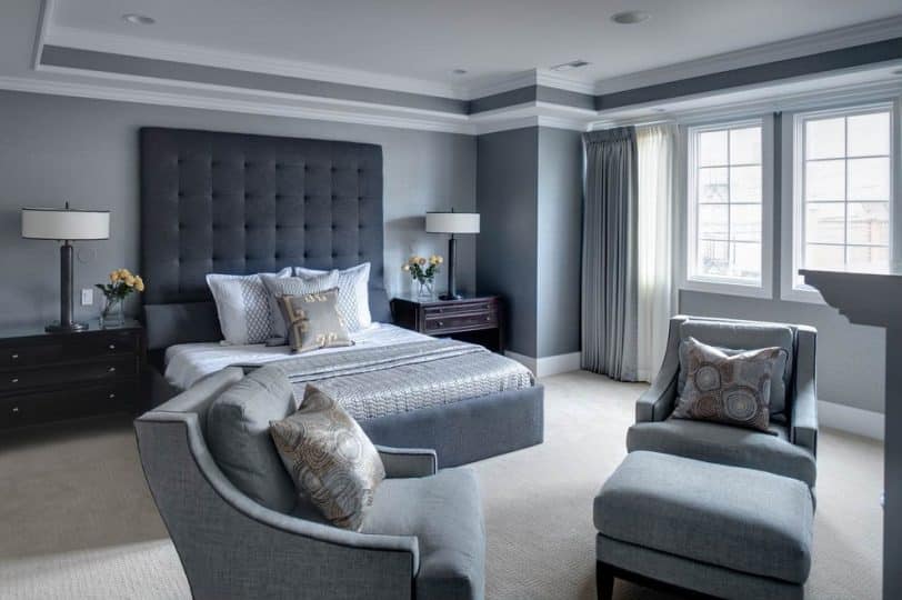 gray carpet with Light Gray Walls
