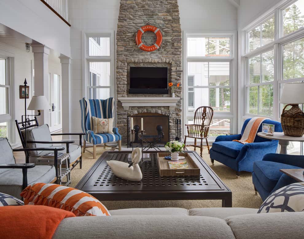 nautical style living room