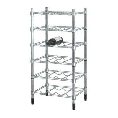 OMAR Bottle shelving unit, galvanized