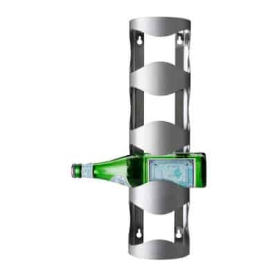 VURM 4-bottle wine rack, stainless steel